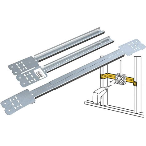 electrical box support brackets|metal electrical box mounting bracket.